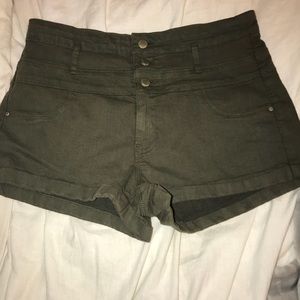 High waisted shorts